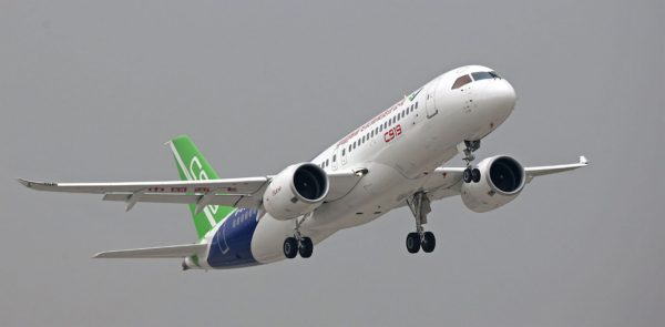El COMAC 919 competirá con Boeing y Airbus