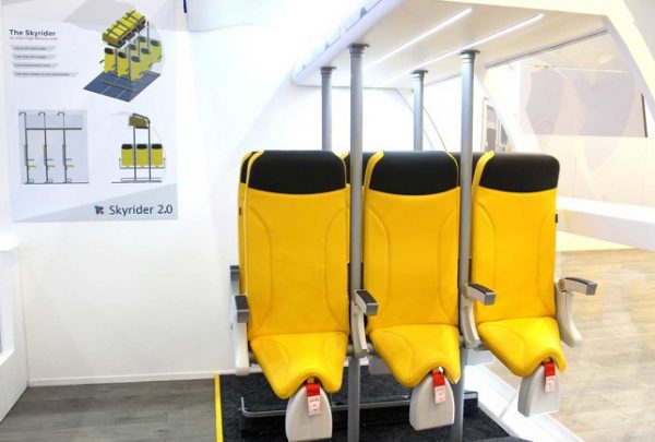 Viajar de pie ¿el futuro de los aviones?