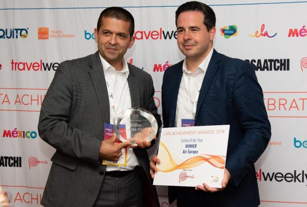 Air Europa, aerolínea del año por la Latin American Travel Association