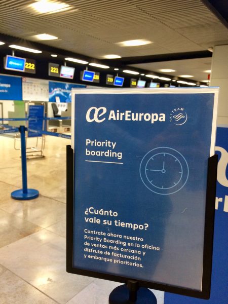 Air Europa amplía su servicio de facturación y embarque prioritarios a todos los aeropuertos donde opera