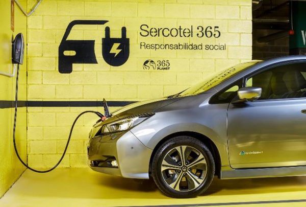 Sercotel Hotel Group incorpora puntos de recarga para coches eléctricos en los aparcamientos de sus hoteles