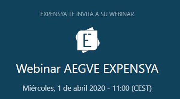 Webinar exclusivo AEGVE – 01 De Abril 2020 a las 11:00