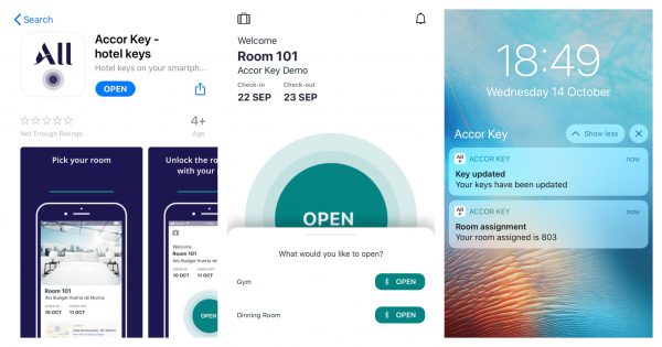 Accor anuncia el lanzamiento global de «Accor Key, una solución de llave digital