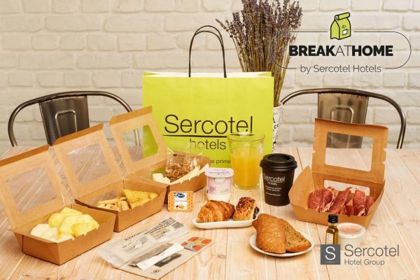 Sercotel Hotel Goup y Just Eat lanzan ‘BreakAtHome’