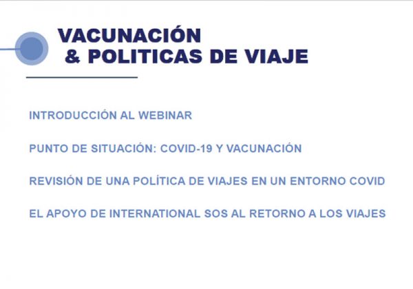 Vacunacion y políticas de viaje