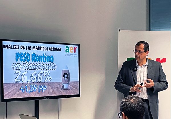 AER El renting cierra el año con un crecimiento en el parque de vehículos del 7,15% y del 3,91%, en clientes