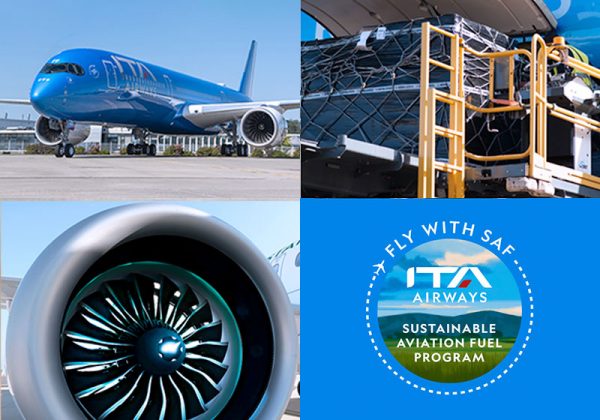ITA Airways lanza su programa Fly with SAF, firmando su primer acuerdo con DB Schenker Italia