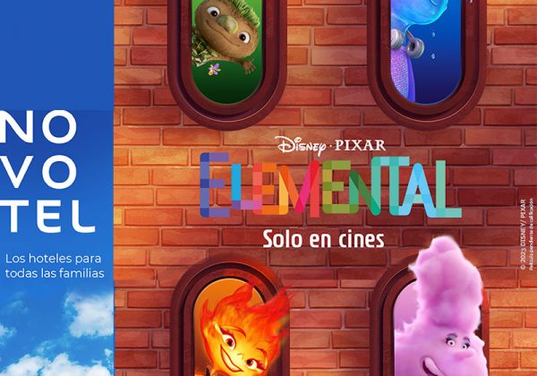 Novotel colabora con Disney y Pixar para la nueva película ELEMENTAL y celebra la diversidad de las familias