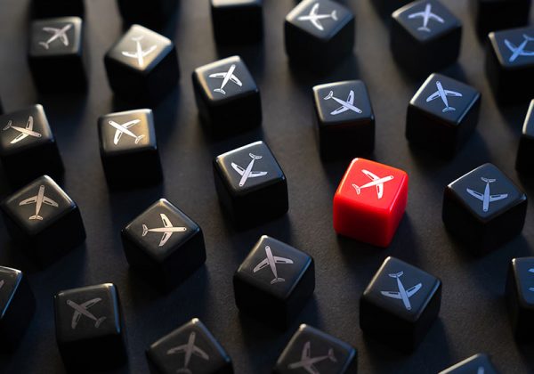 La imagen impresiona: récord histórico de vuelos comerciales