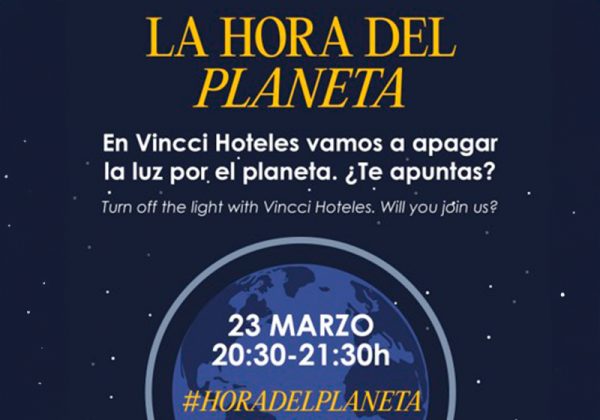 Vincci Hoteles refuerza su compromiso con el turismo sostenible al sumarse un año más a ‘La Hora del Planeta’