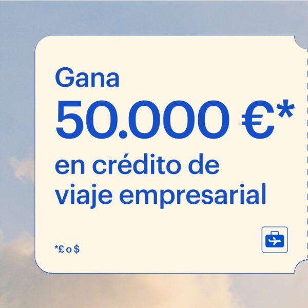 Dinos qué importancia tienen los viajes de negocios para ti y tu empresa y participa para ganar 50.000 € (o $ o £) en crédito de viaje empresarial con TravelPerk
