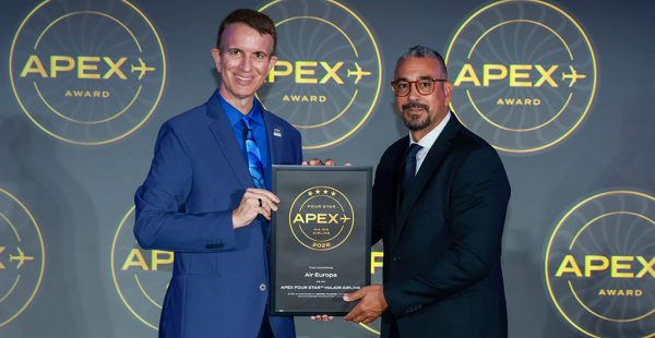 Air Europa consigue renovar el galardón como aerolínea de cuatro estrellas de APEX
