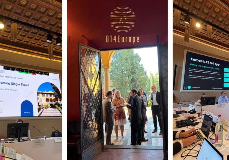 Seamless rail journeys for business travelers: BT4Europe at the Florence School of Regulation forum