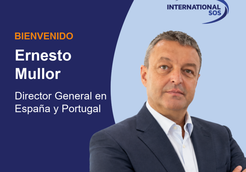 Ernesto Mullor como Director General de International SOS en España y Portugal
